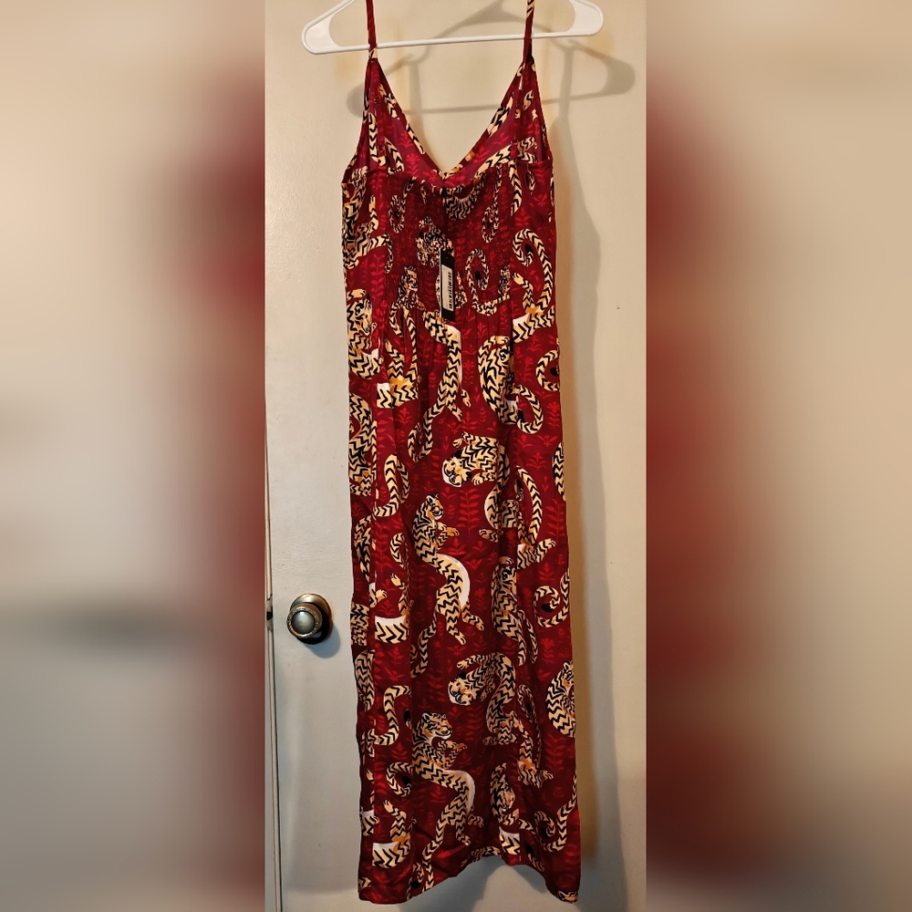 NWT Printfresh Chic To Sleep nightgown In Twisted Tiger, size small - Picture 4 of 5